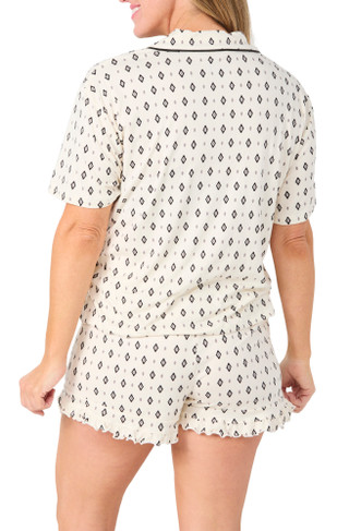 Thumbnail 2: BCBG BCBG Womens 2 Pc Short Sleeve Print Pajama Shorts Set 