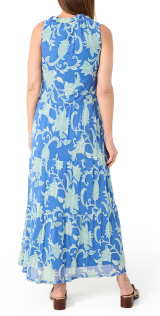 Thumbnail 2: HARPER 241 Harper 241 Womens Sleeveless Floral Mesh Maxi Dress 