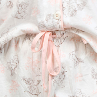 Thumbnail 3: POPPY & CLAY Poppy & Clay Womens 2 Pc Organic Cotton Cherub Angel Pajamas 