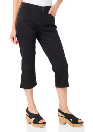 Thumbnail 3: NYDJ NYDJ Womens Marilyn Crop Cuff Solid Pants 