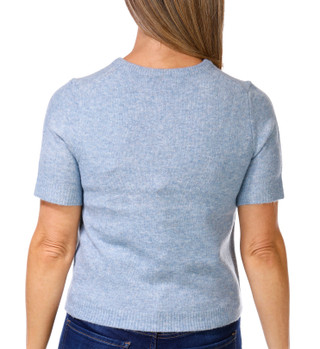 Thumbnail 3: TRUTH Truth Womens Short Sleeve Pearl Button Front Crew Cardigan 