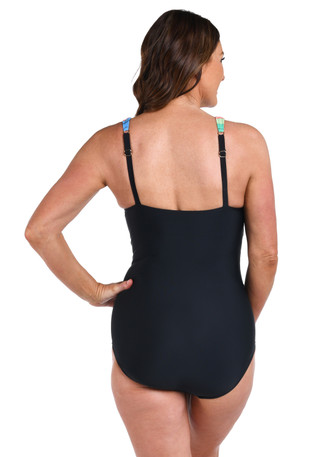Thumbnail 2: Maxine of Hollywood Maxine of Hollywood Womens Glowing Lotus One Piece Swimsuit 