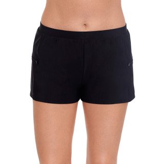 Thumbnail 1: American Beach American Beach Womens Double Zip Pocket Swim Shorts 