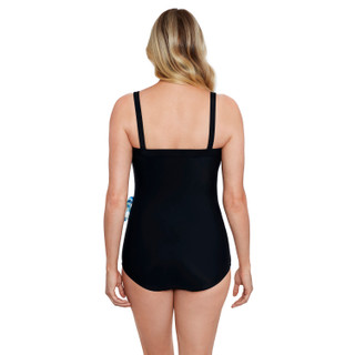 Thumbnail 4: Paradise Bay Paradise Bay Womens Wishy Washy One Piece Sarong Swimsuit 