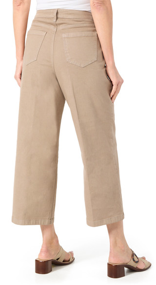 Thumbnail 3: NYDJ NYDJ Womens Coco High Rise Relaxed Wide Leg Capris 