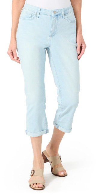 Thumbnail 2: NYDJ NYDJ Womens Chloe Cuffed Denim Capris 