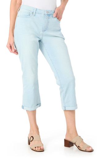 Thumbnail 1: NYDJ NYDJ Womens Chloe Cuffed Denim Capris 