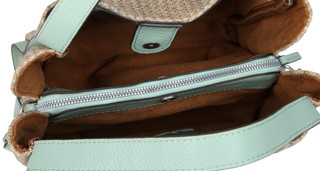 Thumbnail 2: American Leather Co American Leather Co Auburn Woven Convertible Crossbody Bag 