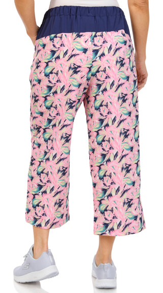 Thumbnail 2: Brisas Brisas Womens Wispy Floral Capris 