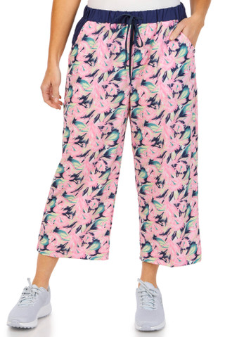 Thumbnail 1: Brisas Brisas Womens Wispy Floral Capris 
