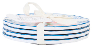 Thumbnail 2: Certified International Certified International 4 Pk Flores Canape Plates 