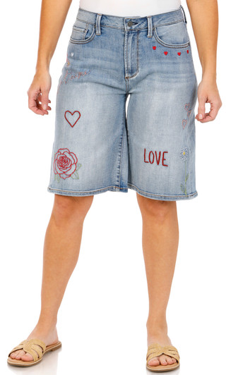 Thumbnail 2: Driftwood Driftwood Womens Love Notes Bermuda Shorts 