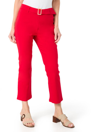 Thumbnail 1: Love Scarlett Love Scarlett Petite Tortoise Buckle Ankle Pants 