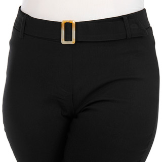 Thumbnail 3: Love Scarlett Love Scarlett Petite Tortoise Buckle Ankle Pants 