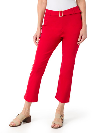 Thumbnail 3: Love Scarlett Love Scarlett Petite Tortoise Buckle Ankle Pants 