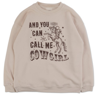Thumbnail 1: No Comment Junior's Cowgirl Graphic Sweatshirt 