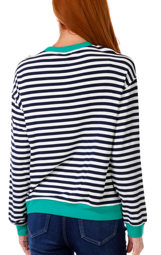 Thumbnail 4: Philosophy Philosophy Womens Long Sleeve Stripe Top 