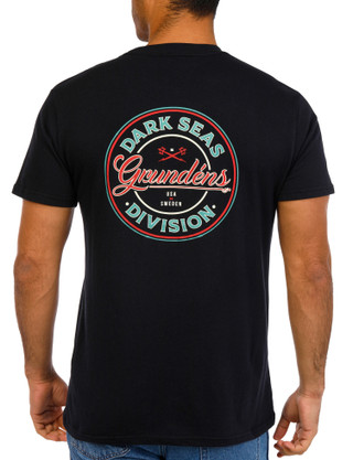 Thumbnail 2: GRUNDENS Grundens Mens Short Sleeve Dark Seas Graphic T-Shirt 
