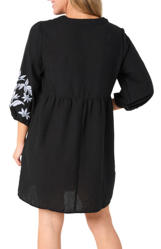 Thumbnail 2: HARPER 241 Harper 241 Womens Long Peasant Sleeve Embroidered Dress 