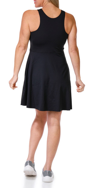 Thumbnail 3: KYODAN Kyodan Womens Active Interlock Bra Flared Tank Dress 
