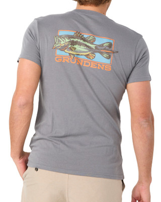 Thumbnail 8: GRUNDENS Men's Short Sleeve Big Mouth Graphic T-Shirt 