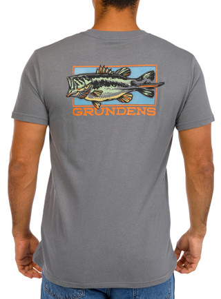 Thumbnail 1: GRUNDENS Men's Short Sleeve Big Mouth Graphic T-Shirt 