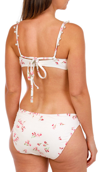 Thumbnail 3: Cece Cece Womens Floral Print Bikini Top 