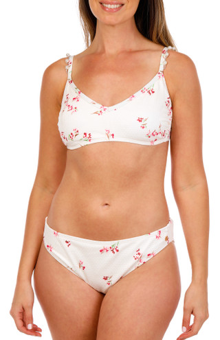 Thumbnail 4: Cece Cece Womens Floral Print Bikini Top 