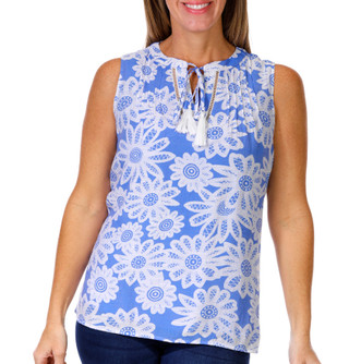 Thumbnail 1: HARPER 241 Harper 241 Womens Sleeveless Floral Top 