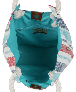 Thumbnail 3: Sun 'n Sand Striped Woven Beach Tote 