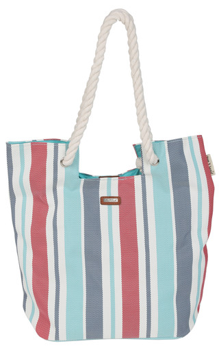 Thumbnail 1: Sun 'n Sand Striped Woven Beach Tote 