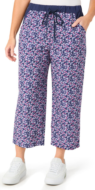 Thumbnail 1: Brisas Brisas Womens Ditsy Floral Capris 