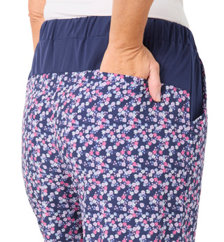 Thumbnail 5: Brisas Brisas Womens Ditsy Floral Capris 