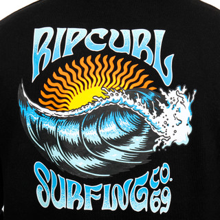 Thumbnail 2: Rip Curl Rip Curl Mens Hays and Razed Long Sleeve Fleece Hoodie 