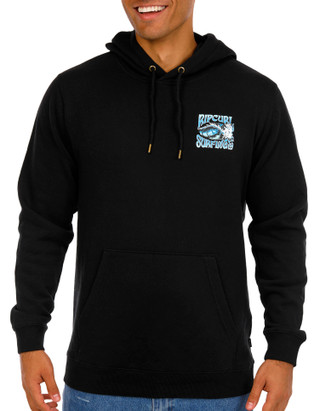 Thumbnail 4: Rip Curl Rip Curl Mens Hays and Razed Long Sleeve Fleece Hoodie 