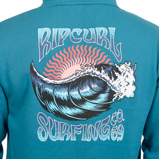 Thumbnail 2: Rip Curl Rip Curl Mens Hays and Razed Long Sleeve Fleece Hoodie 
