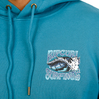 Thumbnail 4: Rip Curl Rip Curl Mens Hays and Razed Long Sleeve Fleece Hoodie 