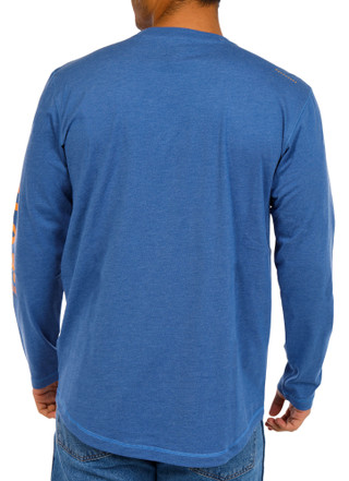 Thumbnail 2: ARIAT REBAR Ariat Rebar Mens Long Sleeve Workmen Knit T-Shirt 