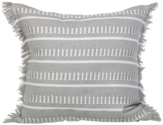 Thumbnail 1: LR HOME LR Home 24x24 Stripe Indoor/Outdoor Decorative Pillow 
