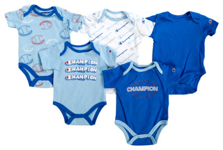 Thumbnail 1: Champion Champion Baby Boys 5 Pk Creeper Set 