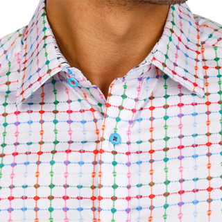 Thumbnail 3: ROBERT GRAHAM Robert Graham Mens Ashbrook Long Sleeve Woven Print Shirt 
