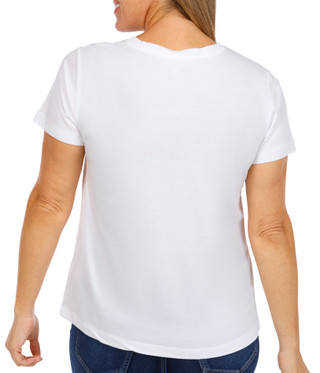 Thumbnail 3: Philosophy Philosophy Womens Short Sleeve Orange Patch Tee 