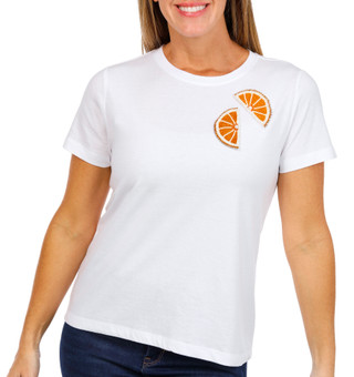 Thumbnail 1: Philosophy Philosophy Womens Short Sleeve Orange Patch Tee 