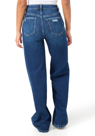 Thumbnail 2: BCBGeneration BCBGeneration Juniors High Rise Wide Leg Jeans 
