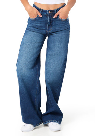 Thumbnail 1: BCBGeneration BCBGeneration Juniors High Rise Wide Leg Jeans 