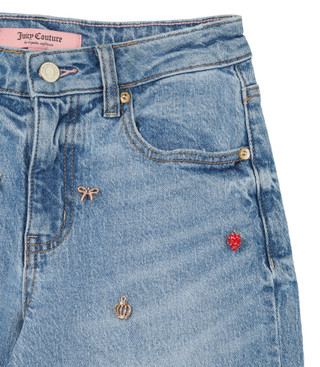 Thumbnail 2: Juicy Couture Juicy Couture Juniors Trinket Embellished Straight Jeans 