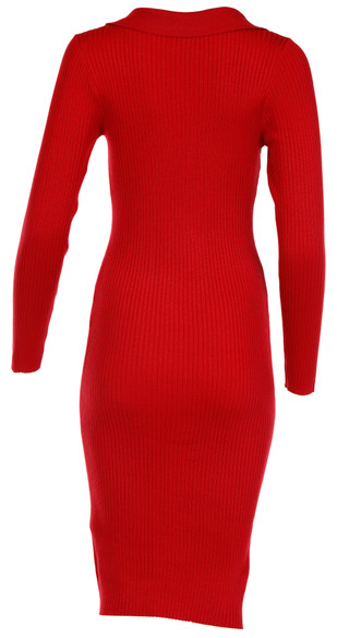 Thumbnail 2: Jolie & Joy Jolie & Joy Juniors Long Sleeve Ribbed Button Down Dress 