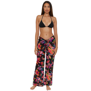 Thumbnail 4: Trina Turk Trina Turk Womens Luminary Mesh Swim Cover-Up Pants 