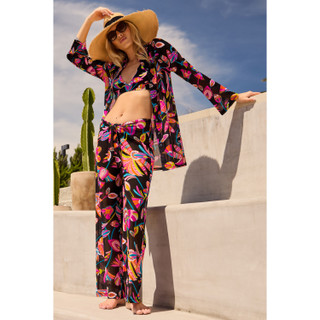 Thumbnail 5: Trina Turk Trina Turk Womens Luminary Mesh Swim Cover-Up Pants 