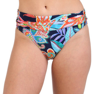 Thumbnail 1: La Blanca La Blanca Womens Tropidelic Paisley Shirred Swim Bottoms 